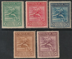 Cuba 1930 Sc 299-303 Yt 207-11 Set MNH** - Unused Stamps