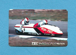 ( 5578 ) - Télécarte JAPON - ( Sidecar / POS By TEC ) - *** TBE *** - Voir Scan - - Motorfietsen