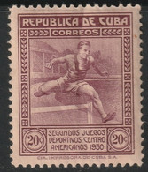 Cuba 1930 Sc 303 Yt 211 MNH** Large Crease - Unused Stamps