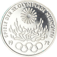 Monnaie, République Fédérale Allemande, 10 Mark, 1972, Stuttgart, BE, SPL - Conmemorativas