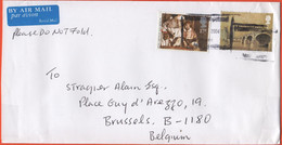 GB - Regno Unito - GREAT BRITAIN - UK - 2004 - 17p King Arthur And Merlin + E Stamp Westminster Bridge - Viaggiata Da He - Lettres & Documents