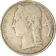 Monnaie, Belgique, 5 Francs, 5 Frank, 1949, TB+, Cupro-nickel, KM:134.1 - 5 Franc