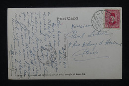EGYPTE - Oblitération Luxor Winter Palace Sur Carte Postale Pour La France En 1950  - L 117708 - Briefe U. Dokumente
