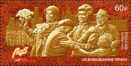 Russia 2020 Way To The Victory. Prague Offensive Operation Stamp 1v (Michel 2850) MNH - Ongebruikt