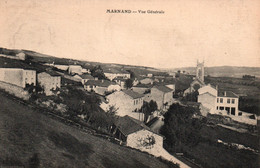 Thizy-les-Bourgs (Rhône) Marnand, Vue Générale, L'Eglise En 1912 - Thizy