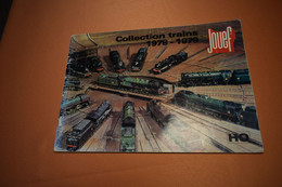 CATALOGUE JOUEF 1978/79, TRAINS MINIATURES HO - Français