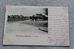 Cpa 1903, Cormeilles En Parisis, Le Marché, Val D'Oise 95 - Cormeilles En Parisis