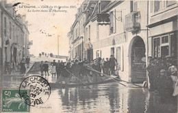 58-LA-CHARITÉ- CRUE DU 19 OCTOBRE 1907, LA LOIRE DANS LE FAUBOURG - La Charité Sur Loire