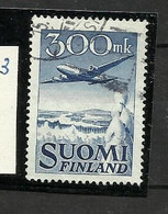 Finlande Poste Aérienne N°3 Cote 13.50€ - Usados