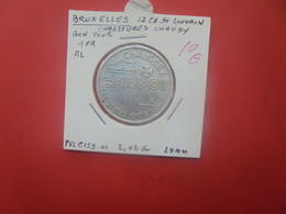 BRUXELLES "CHAUSSURES Chausy" Chaussée De Louvain N°32 Bon Pour 1 Franc Alu (J.2) - Monetary / Of Necessity