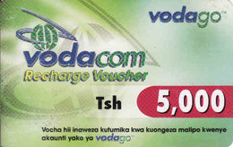 Tanzania Vodago Recharge Card, 5000 Tsh - Tansania