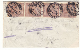 Congo Belge - Lettre De 1927 - Oblit Leopoldville - Exp Vers Charleroi - Métiers - - Covers & Documents