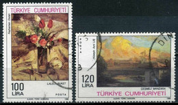Türkiye 1986 Mi 2759-2760 O, Paintings (7th Issue) - Usados
