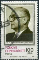 Türkiye 1986 Mi 2762 O, Celal Bayar (1883-1986), 3. State President - Usados