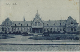 Binche.   -   Württemberg   -   La Gare   -   PRACHTIGE KAART!   -   1930   LIJNSTEMPEL!   Naar   Neuffen - Binche