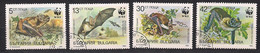 Bulgarie Bulgaria 1989 Yvertn° 3231-3234 (°) Used Oblitéré Cote 1,50 Euro  Faune WWF - Gebruikt