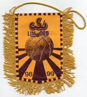 FANION  COLLECTOR    BASKETBALL   -    C S P  LIMOGES 98 / 99   -   CERCLE SAINT PIERRE - Apparel, Souvenirs & Other