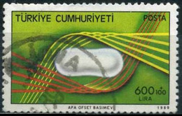 Türkiye 1989 Mi 2853 O, Cocoon (Bombyx Mori) | Animals (Fauna) | Caterpillars | Insects | Silkworm Industry - Usados