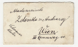 Hungary 2 Letter Covers Posted 1903 Zagreb To Wien B220310 - Croatia