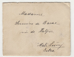 Hungary Letter Cover Posted 1901 Zagreb To Lussin Piccolo (Mali Lošinj) B220310 - Kroatië