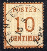 !!! ALSACE LORRAINE N° 5 CACHET DE BENFELD DU 15/8/1871 - Usados