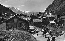 BLATTEN OB NATTERS → Abgang Der Maultierpost Nach Belalp Anno 1945 - Blatten