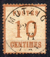 !!! ALSACE LORRAINE N° 5 CACHET DE MUTZIG DU 22/7/1871 - Used Stamps