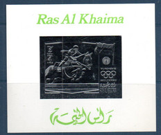 Ras Al Khaima - Timbres  Argent  - Bloc -  JO - Munchen 1972 - Philatelie°  NEUFS** - JPP - Ra's Al-Chaima