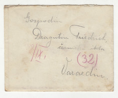 Hungary Letter Cover Posted 1918 Koprivnica To Varaždin B220310 - Croacia