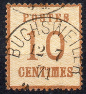 !!! ALSACE LORRAINE N° 5 CACHET DE BUCHSWEILER DU 12/7/1871 - Gebraucht