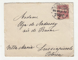 Hungary 3 Letter Covers Posted 1903 Zagreb To Lussin Piccolo B220310 - Kroatië
