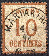 !!! ALSACE LORRAINE N° 5 CACHET DE MARIAKIRCH - Usati