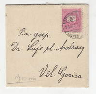 Hungary Letter Cover Posted 1896 Zagreb To Velika Gorica B220310 - Kroatië