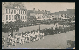 EEKLO - REPATRIËRING GESNEUVELDE SOLDATEN WERELDOORLOG I - ORIGINELE FOTOKAARTEN - NIET VERZONDEN  2 SCANS - Eeklo