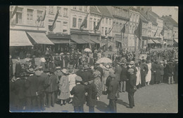 EEKLO - REPATRIËRING GESNEUVELDE SOLDATEN WERELDOORLOG I - ORIGINELE FOTOKAARTEN - NIET VERZONDEN  2 SCANS - Eeklo