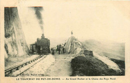 Le Tramway Du Puy De Dôme * Ligne Chemin De Fer * Au Grand Rocher & Chaîne Des Puys Nord * Train Locomotive Machine - Autres & Non Classés