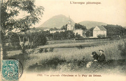Orcines * Vue Générale D'un Coin Du Village Et Le Puy De Dôme * 1906 - Autres & Non Classés