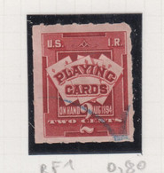 Verenigde Staten Scott Cataloog Revenue Stamps Playing Cards RE1 - Revenues