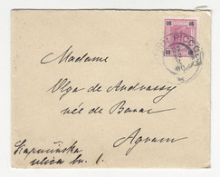 Austria Letter Cover Posted 1900 Lussin Piccolo To Zagreb B220310 - Kroatië