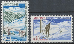 Andorre Français Série N°175 + 176  NEUFS** ZA176S - Ongebruikt