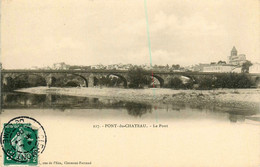 Pont Du Château * Un Coin Du Village Et Le Pont * 1908 - Pont Du Chateau