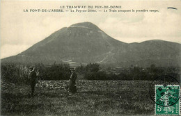 Orcines * Le Font De L'arbre , Le Puy De Dôme , Le Train Attaquant La Première Rampe * Ligne Chemin De Fer - Autres & Non Classés