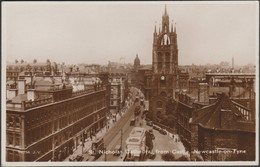 St Nicholas Cathedral From Castle, Newcastle-on-Tyne, 1930 - WH Smith RP Postcard - Newcastle-upon-Tyne