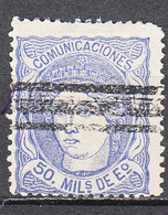 Espagne - 107 Annul. 3 Barres - Usados