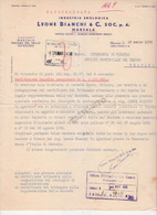 Cover Lettera "Ditta Leone Bianchi Marsala-italy Italia - Historical Documents