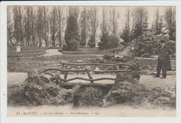 MANTES - YVELINES - ILE AUX DAMES - PONT RUSTIQUE - Mantes La Ville