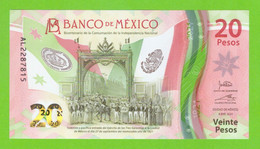 MEXICO 20 PESOS 2021  P-NEW(3)  UNC - Mexico