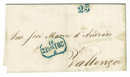 Portugal, 1852, Porto-Valença - ...-1853 Préphilatélie