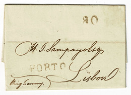 Portugal, 1812, (New York) Porto-Lisboa - ...-1853 Vorphilatelie