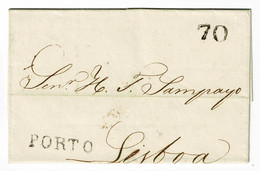Portugal, 1815, Porto-Lisboa - ...-1853 Préphilatélie
